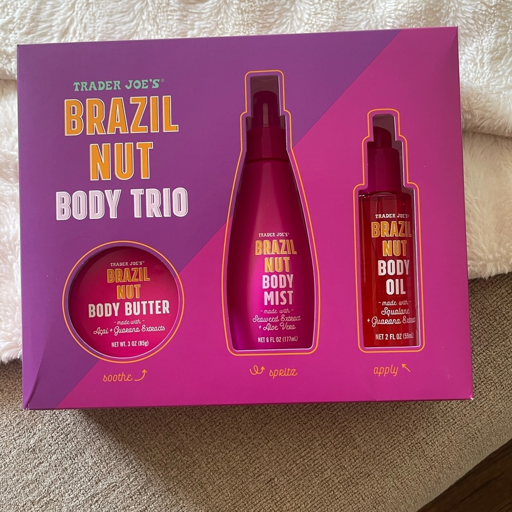 Tader Joes Brazil nut trio.